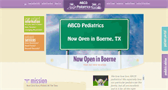 Desktop Screenshot of abcdpediatrics.com